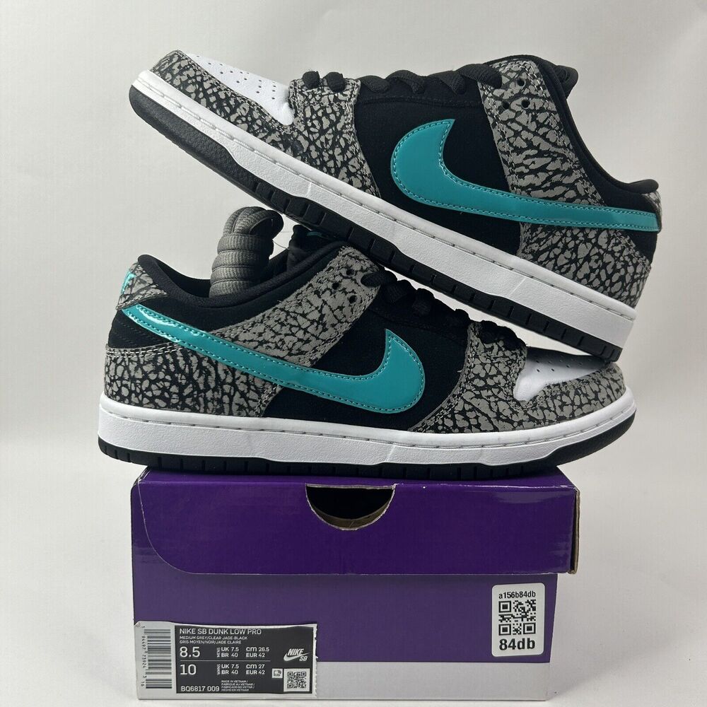 Nike Shoes Dunk Low Pro SB Atmos “Elephant” 2024 - Picture 1 of 5